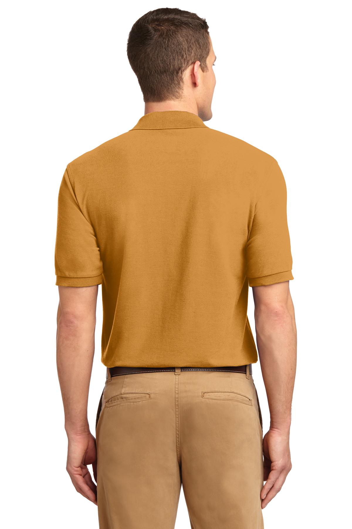 Unisex Silk Touch Polo - Gold