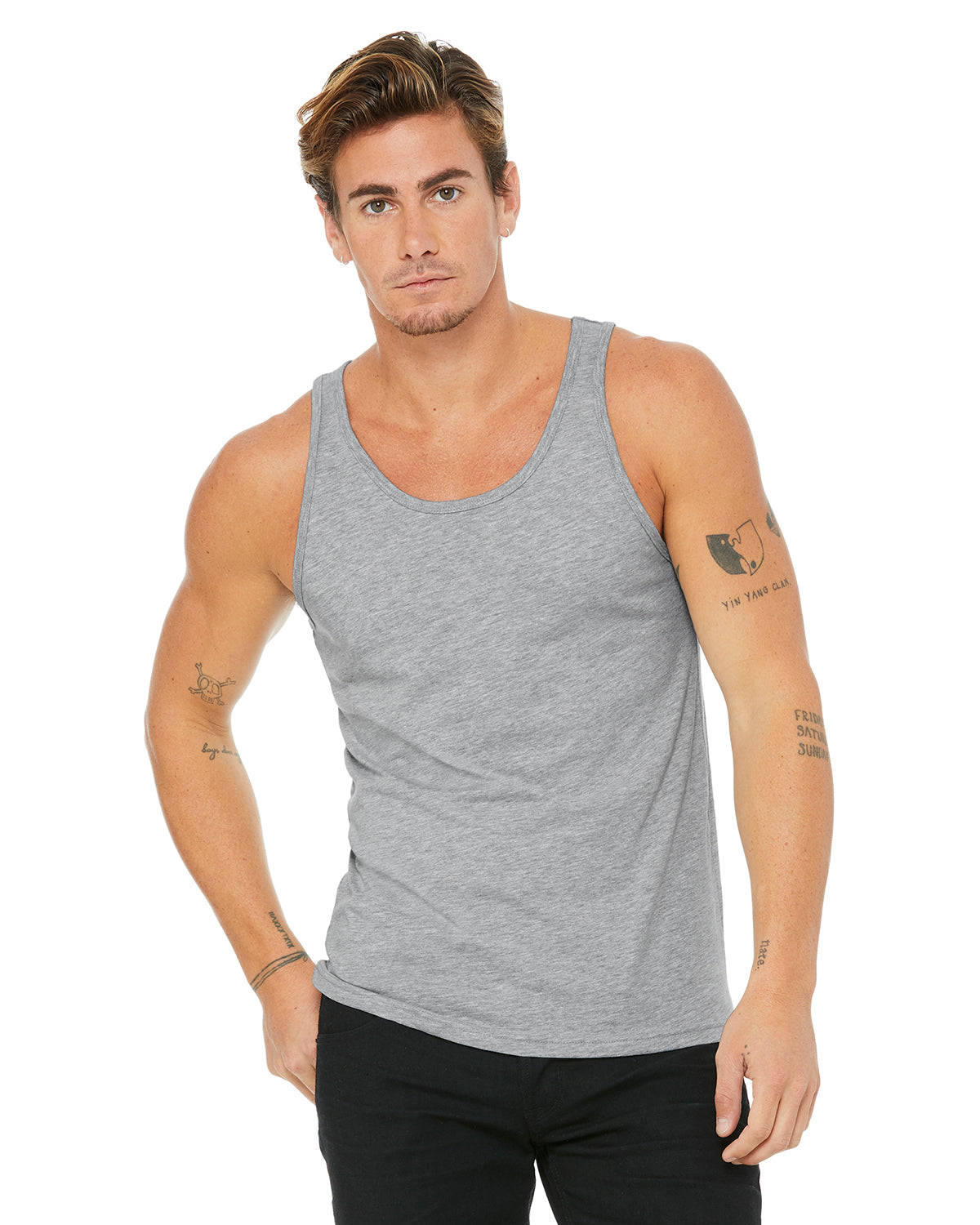 Unisex Heather CVC Tank - Heather Athletic