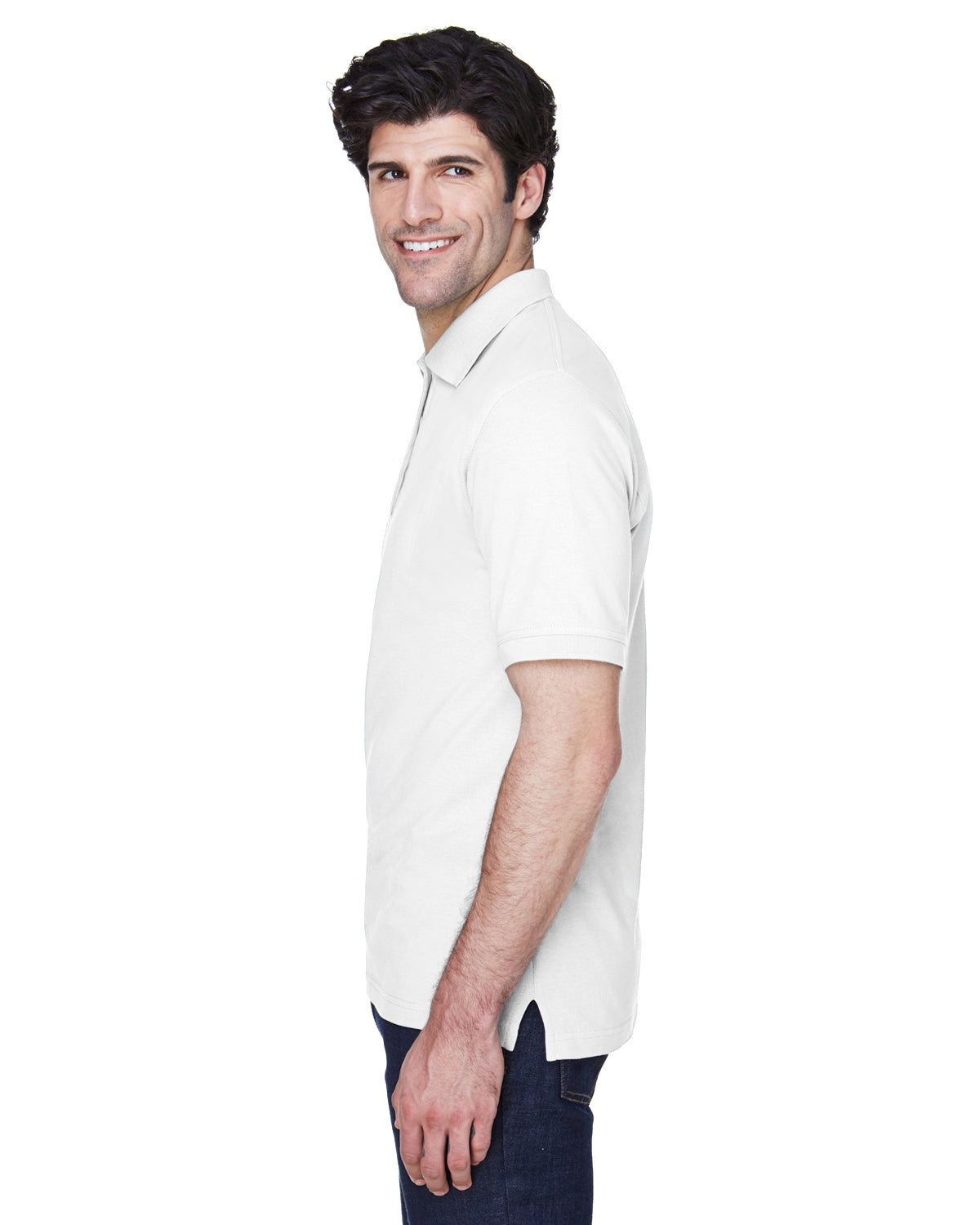 Men's Classic Piqu�� Polo - White