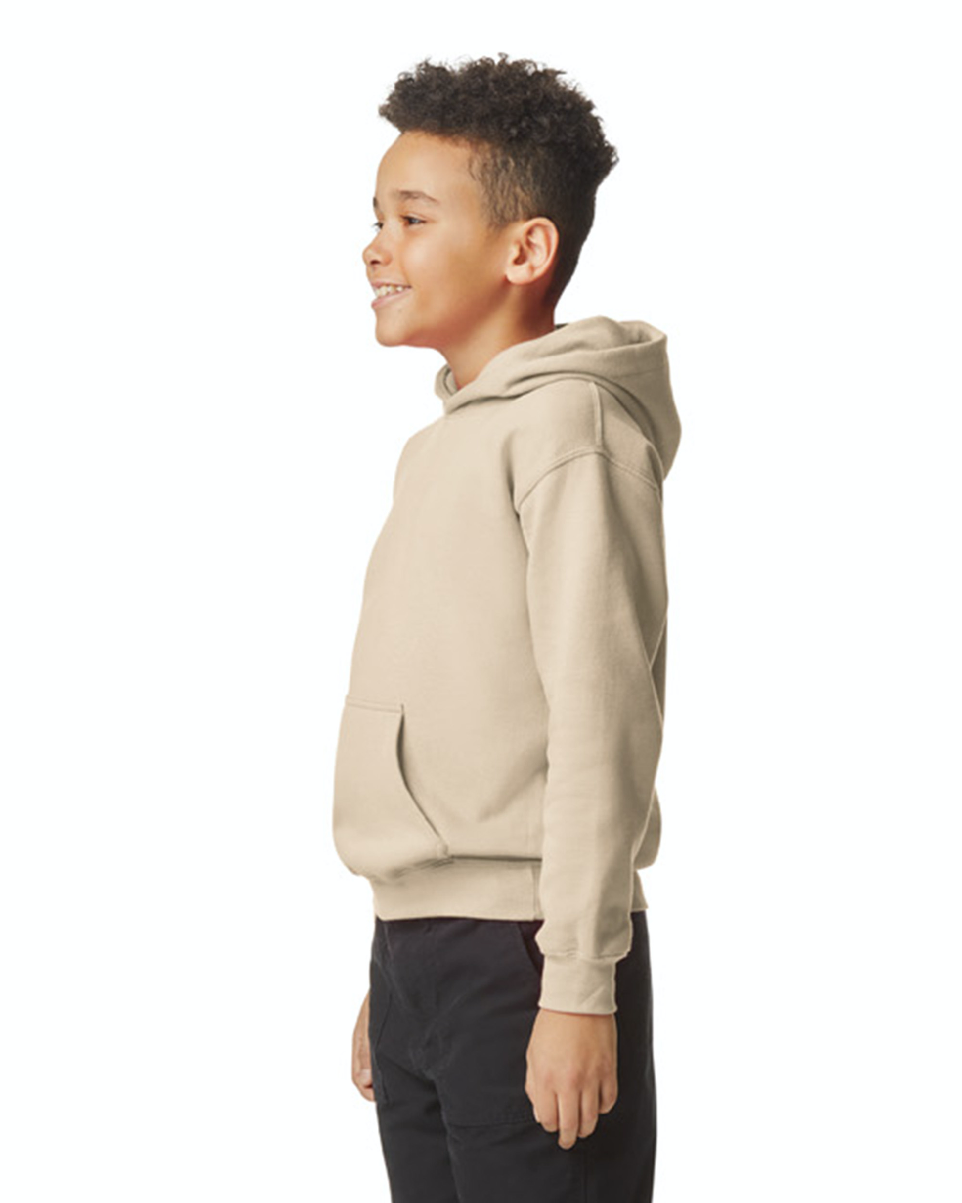 Youth Softstyle Midweight Fleece Hoodie - Sand