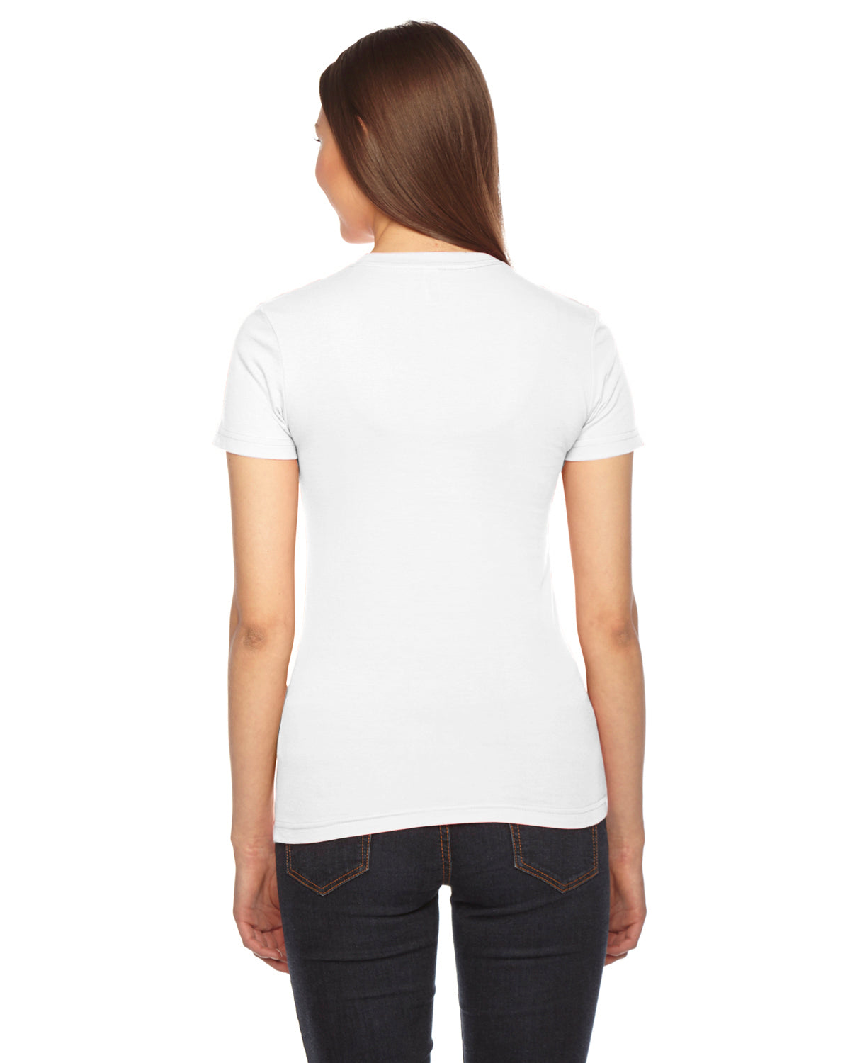 Women's Fine Jersey Short-Sleeve T-Shirt - White