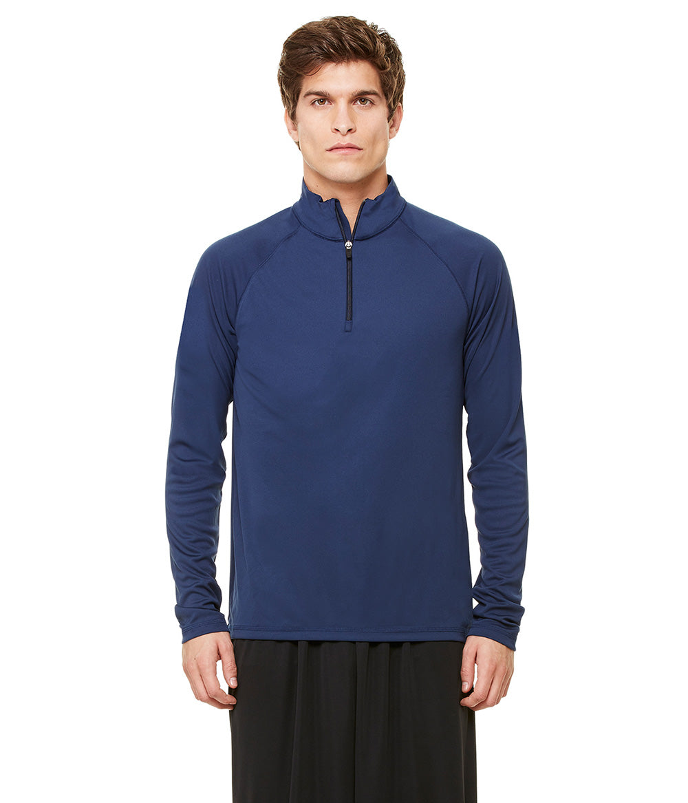 Unisex Quarter-Zip Lightweight Pullover - Dark Navy