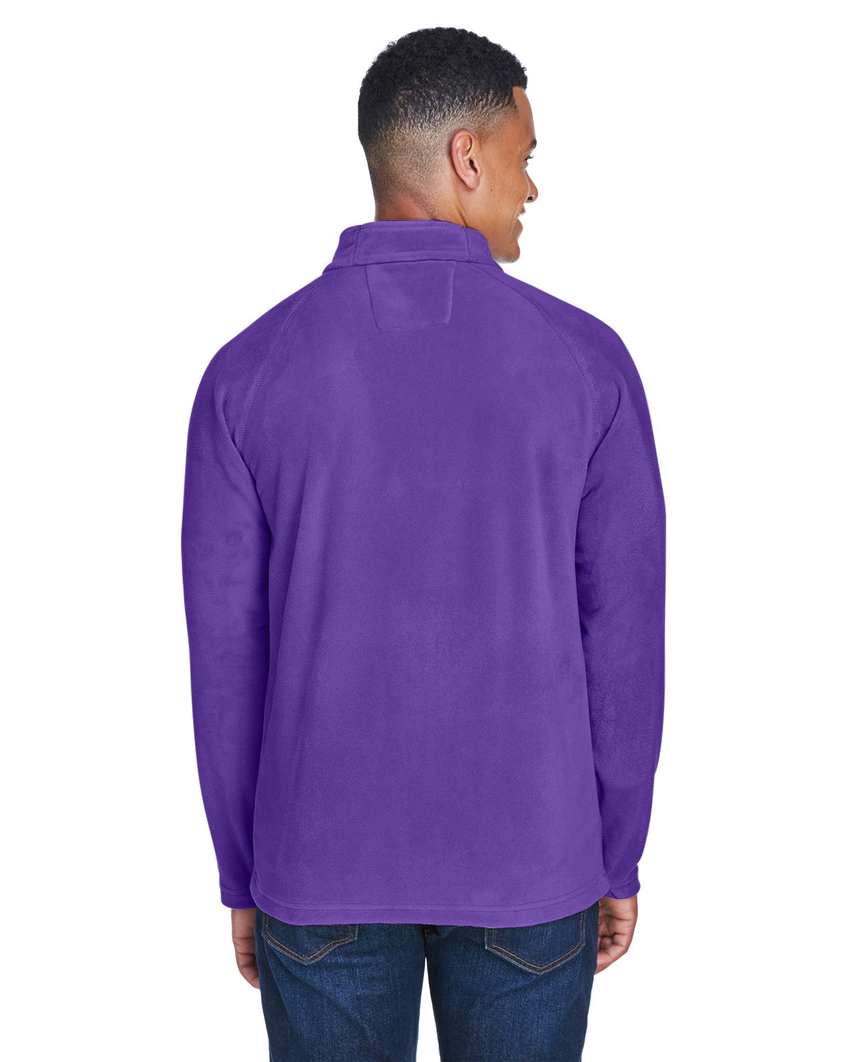 Men's Campus Microfleece Jacket - Sport Purple