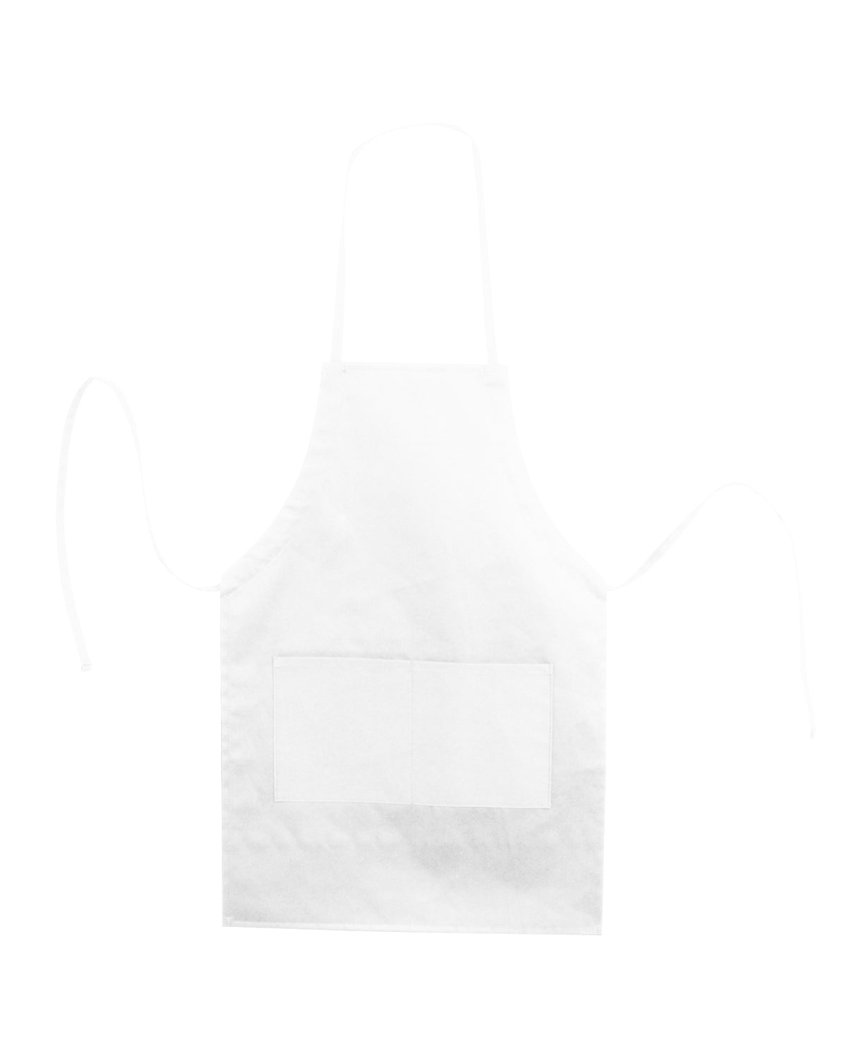 Butcher Style Twill Apron - White
