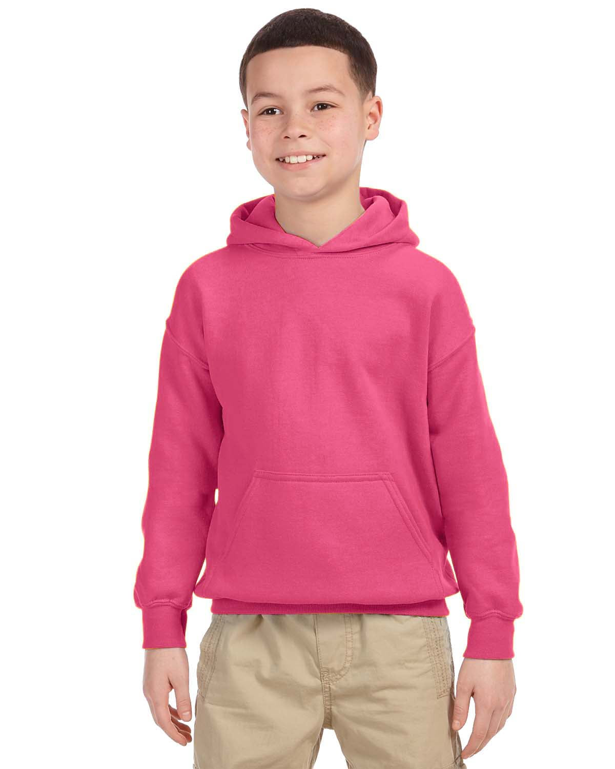 Youth Heavy Blend™ 50/50 Hoodie - Safety Pink