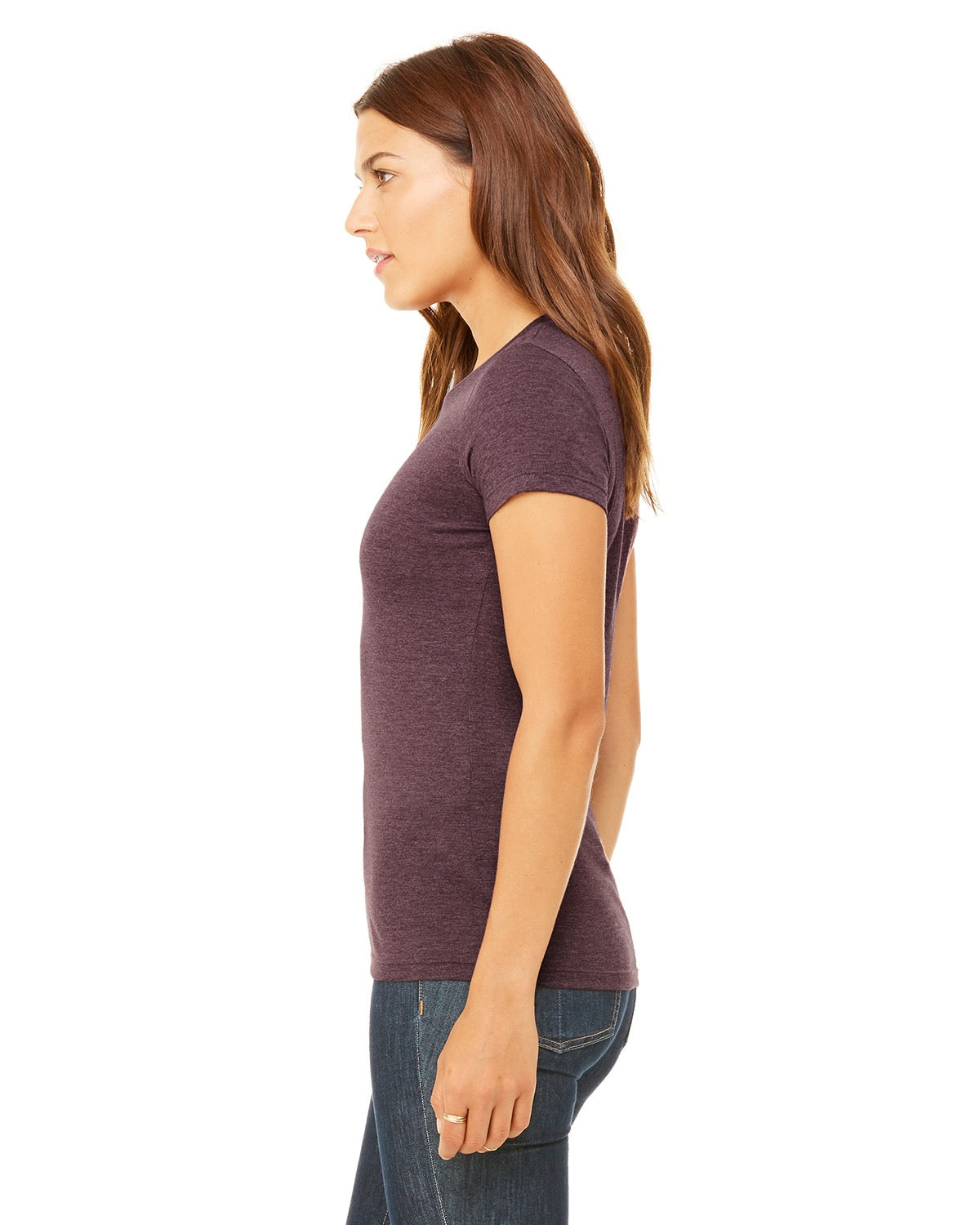 Women's Junior Fit Favorite T-Shirt - Heather Maroon