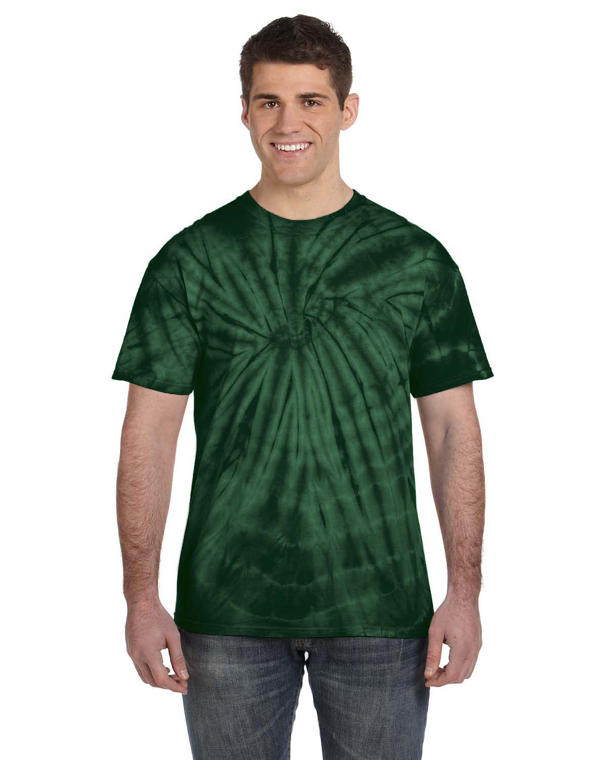 Unisex 100% Cotton Spider T-Shirt - Spider Green