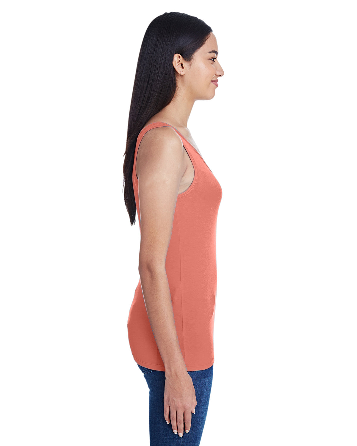 Women's Stretch Tank - Terracotta