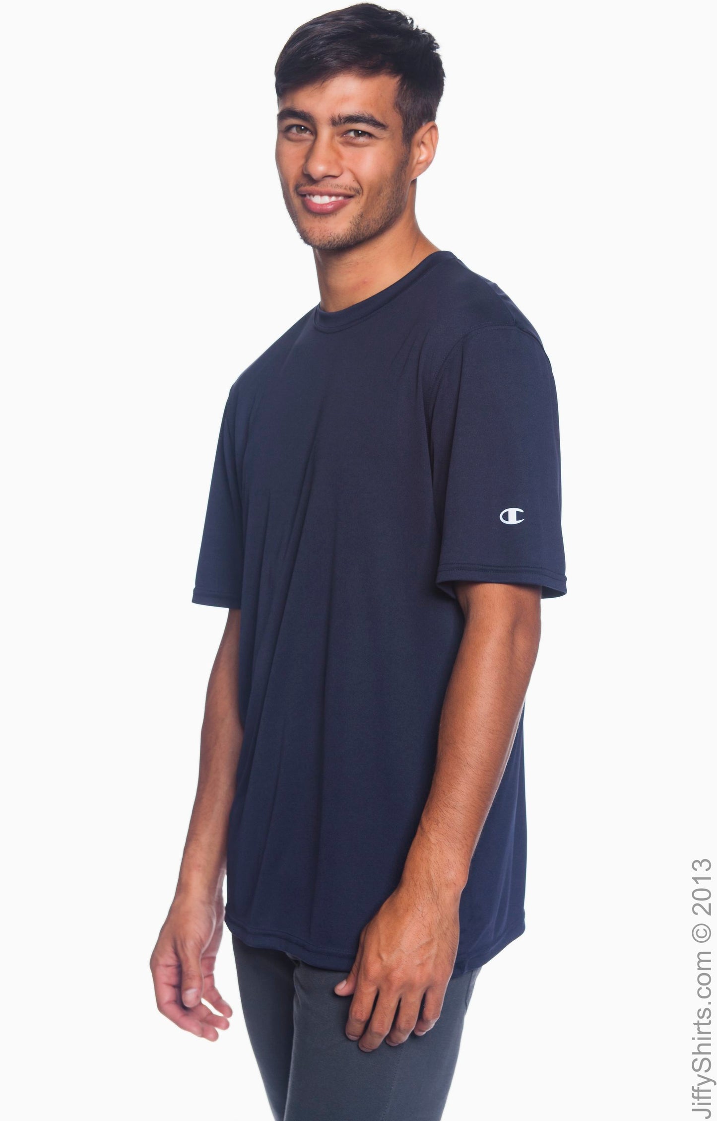 Unisex Double Dry® Interlock T-Shirt - Navy