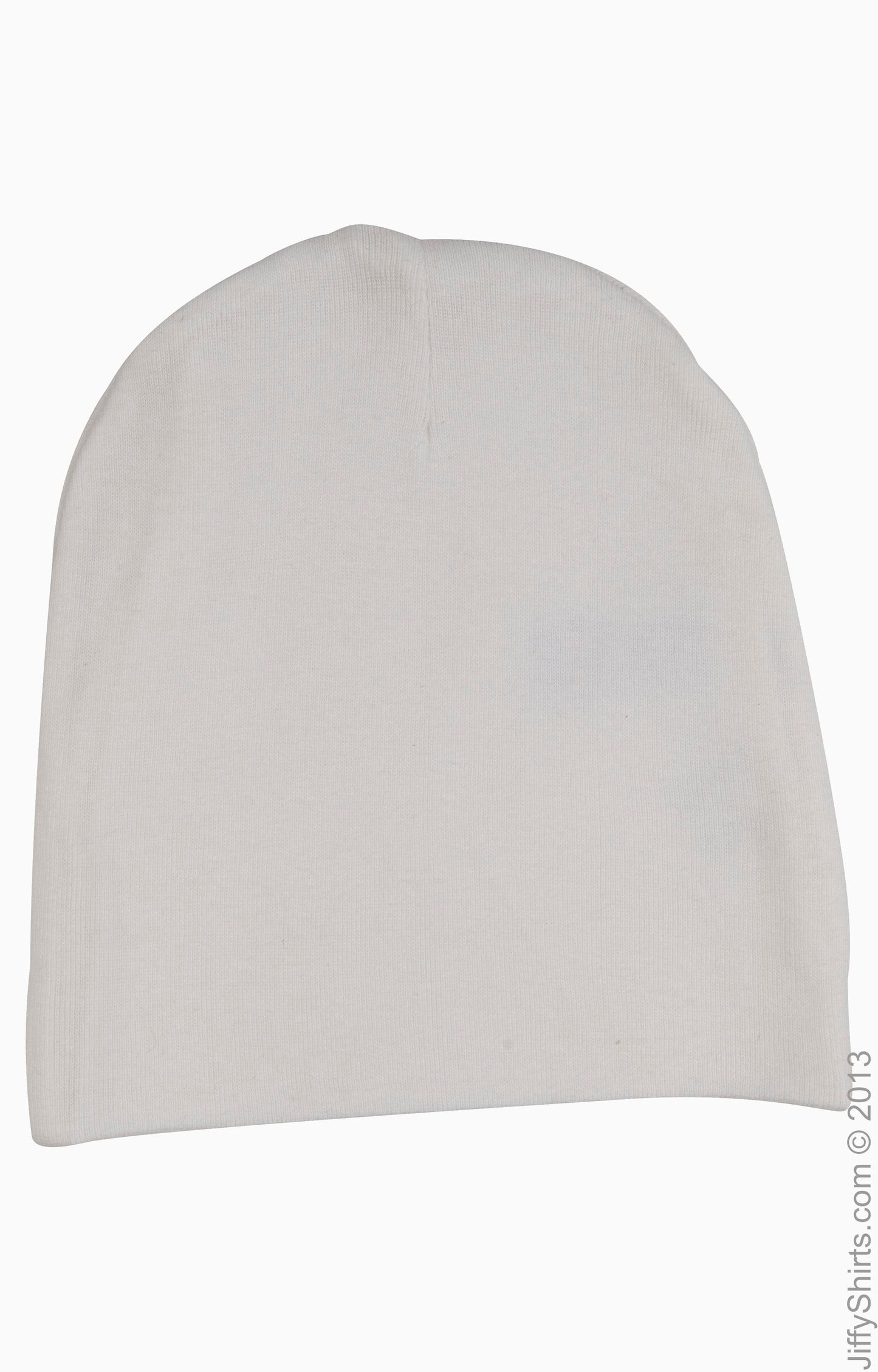 Infant Baby Rib Cap - White