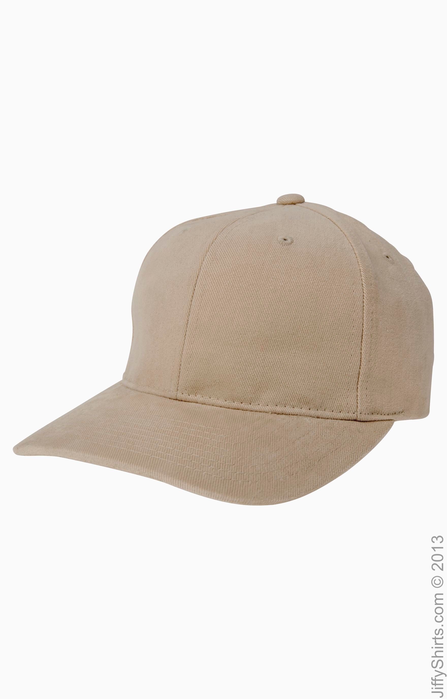 Unisex Brushed Cotton Twill Mid-Profile Cap - Putty