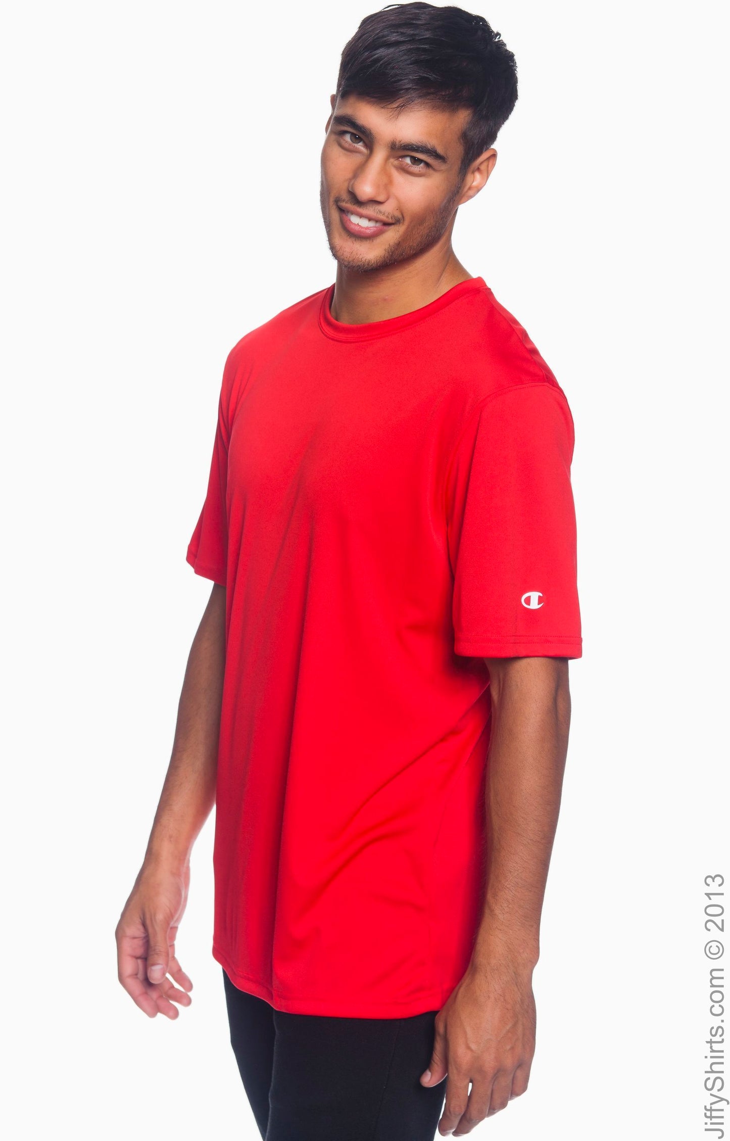 Unisex Double Dry® Interlock T-Shirt - Scarlet
