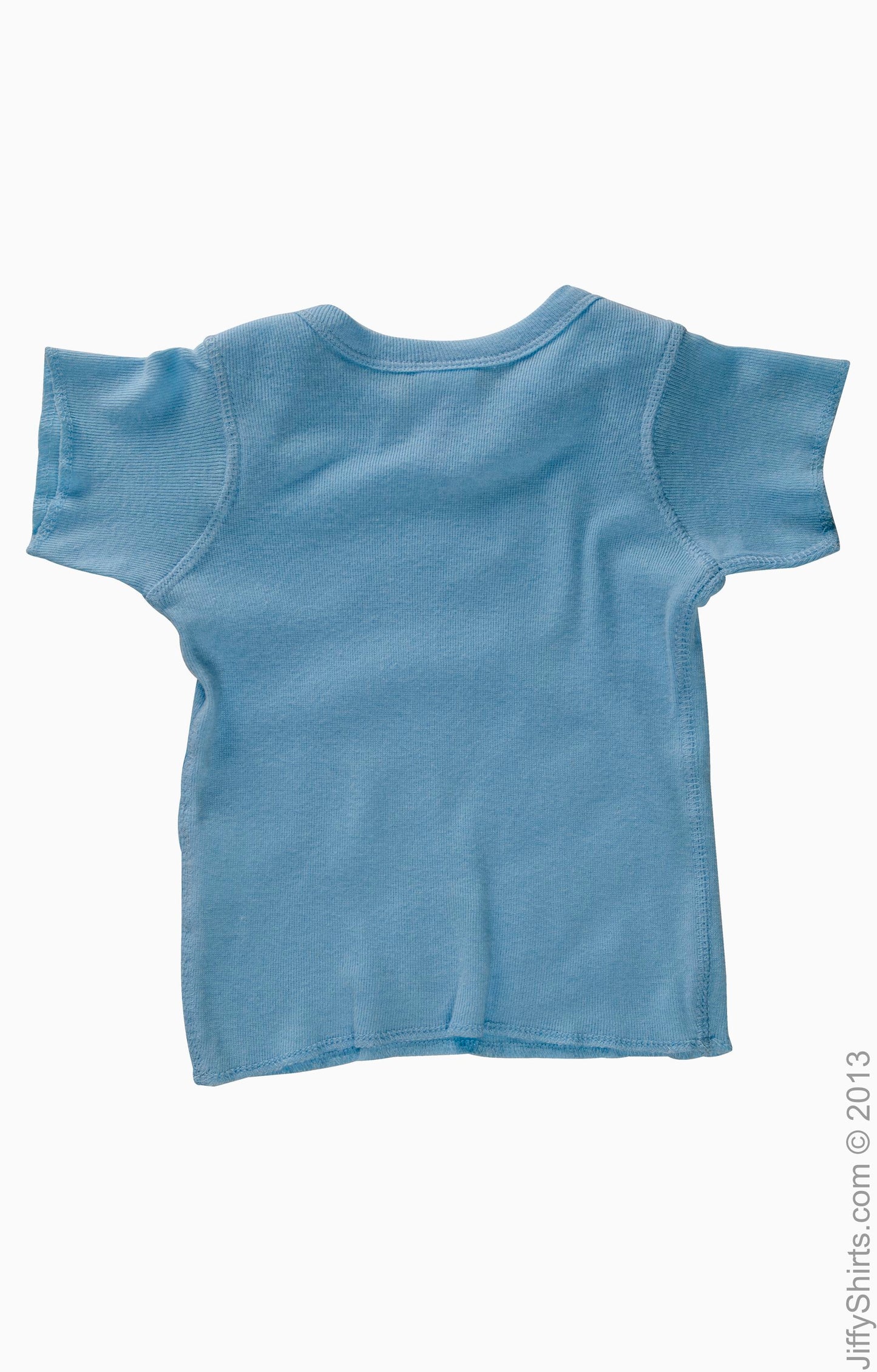 Infant Baby Rib T-Shirt - Light Blue