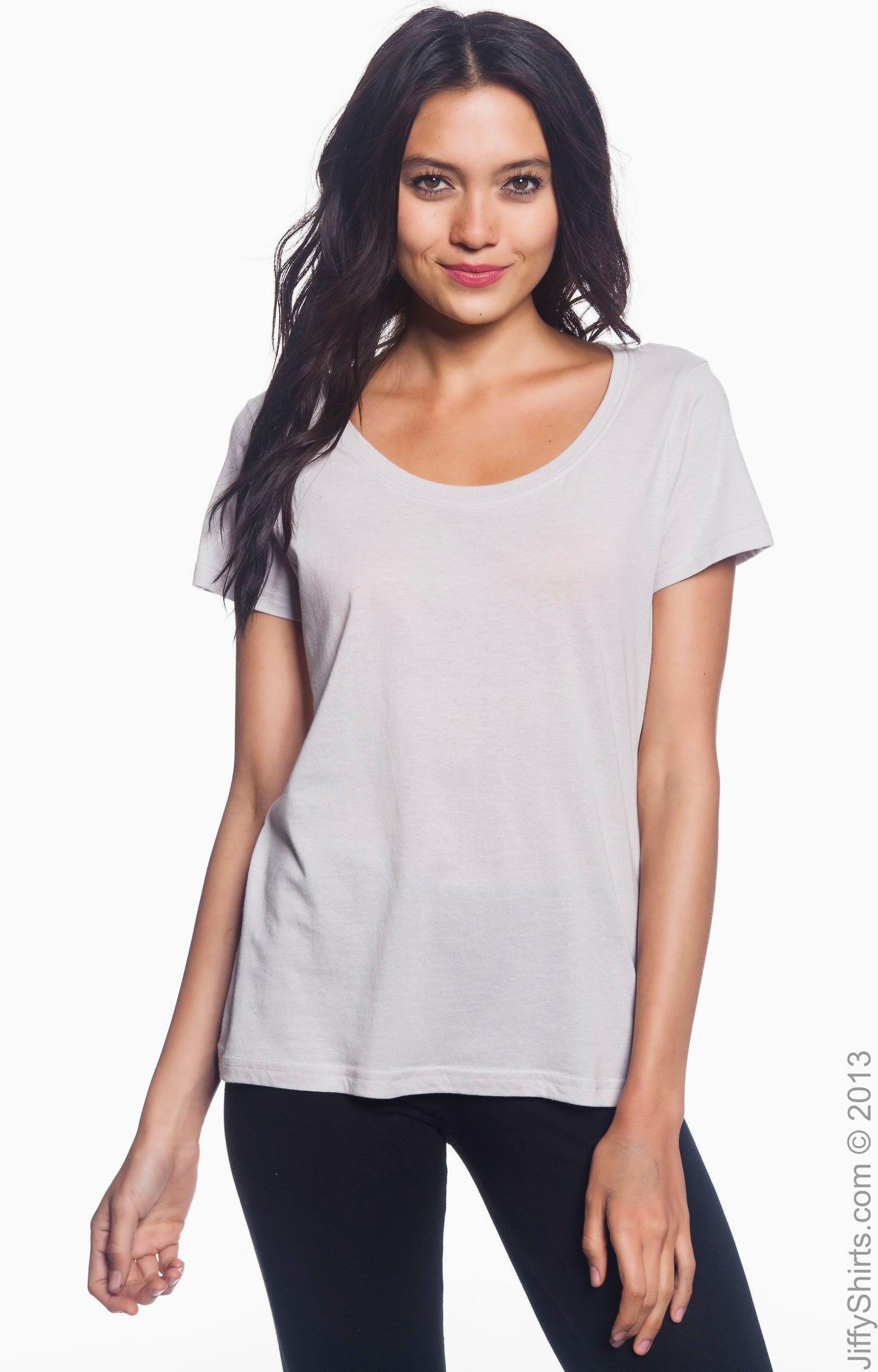 Women's Featherweight Scoop T-Shirt - Silver