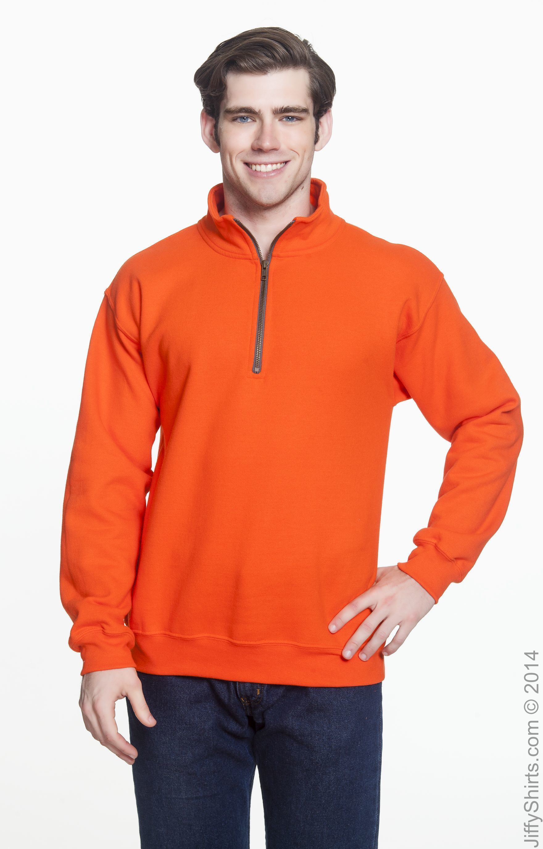 Unisex Heavy Blend™  Vintage Cadet Collar Sweatshirt - Orange