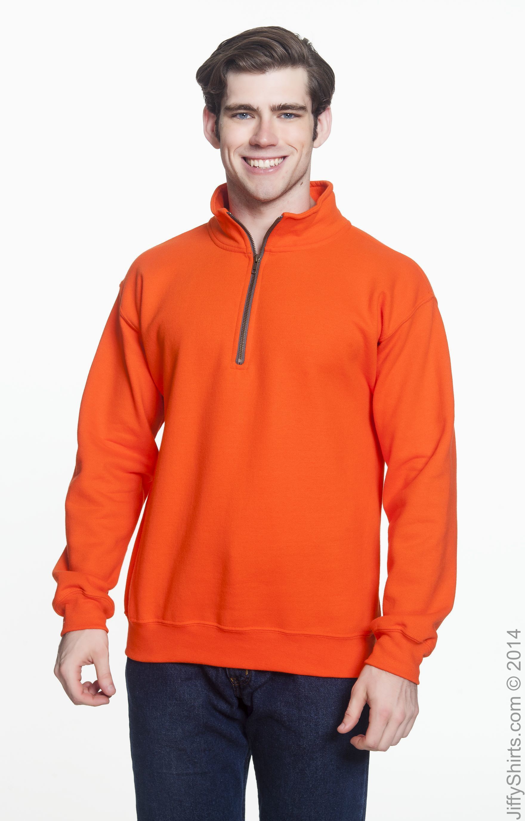 Unisex Heavy Blend™  Vintage Cadet Collar Sweatshirt - Orange