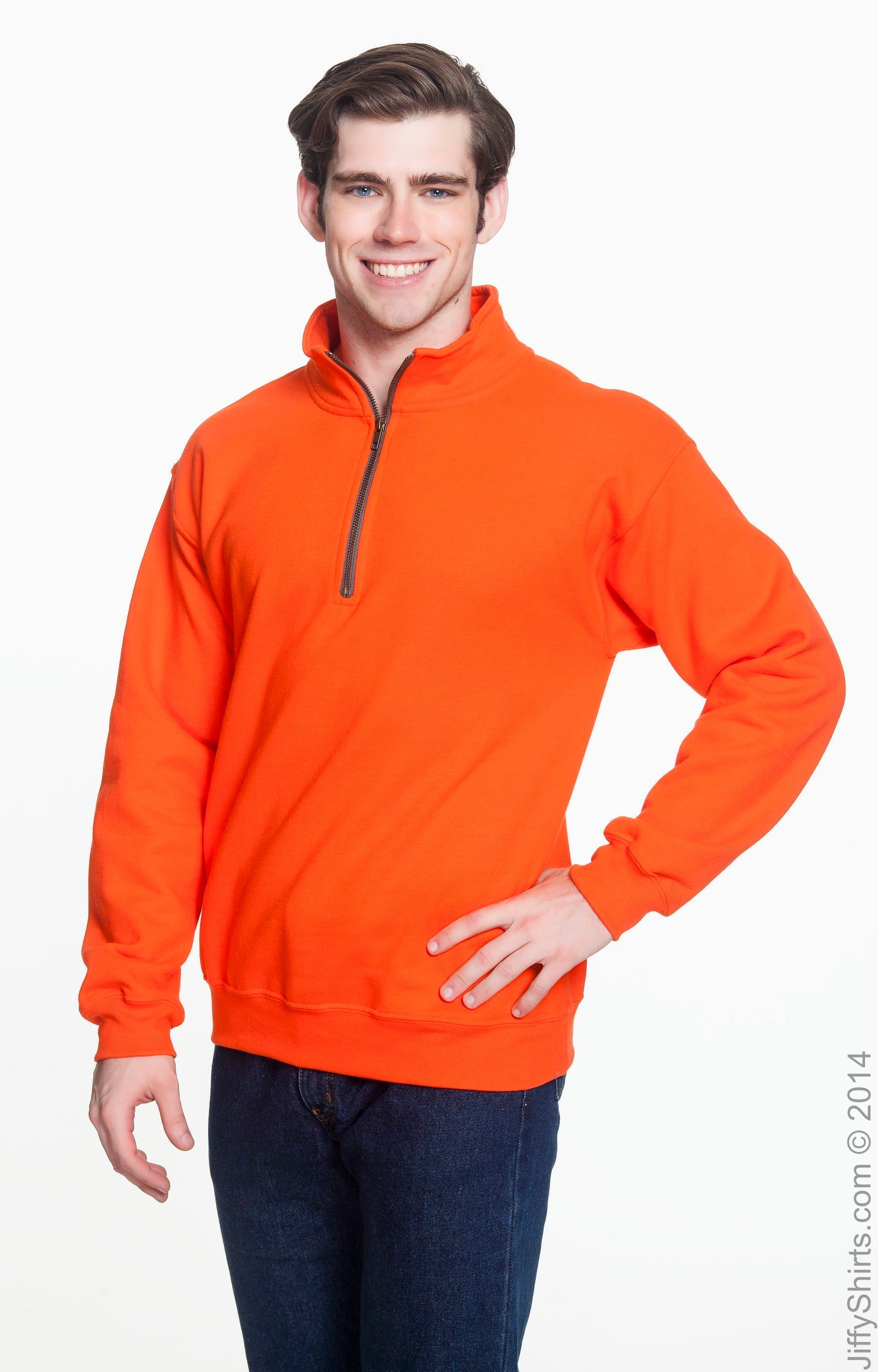 Unisex Heavy Blend™  Vintage Cadet Collar Sweatshirt - Orange