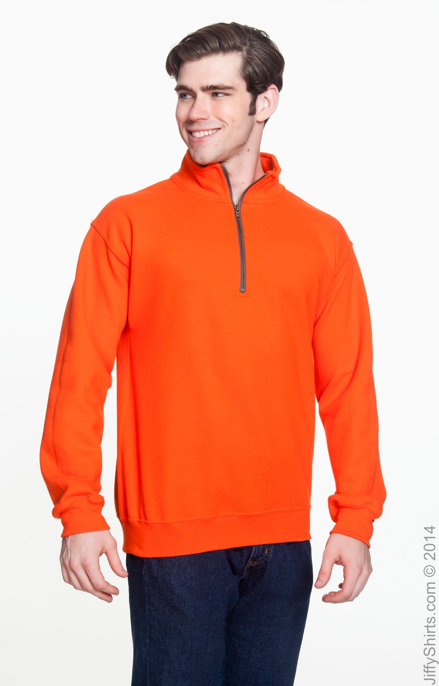 Unisex Heavy Blend™  Vintage Cadet Collar Sweatshirt - Orange