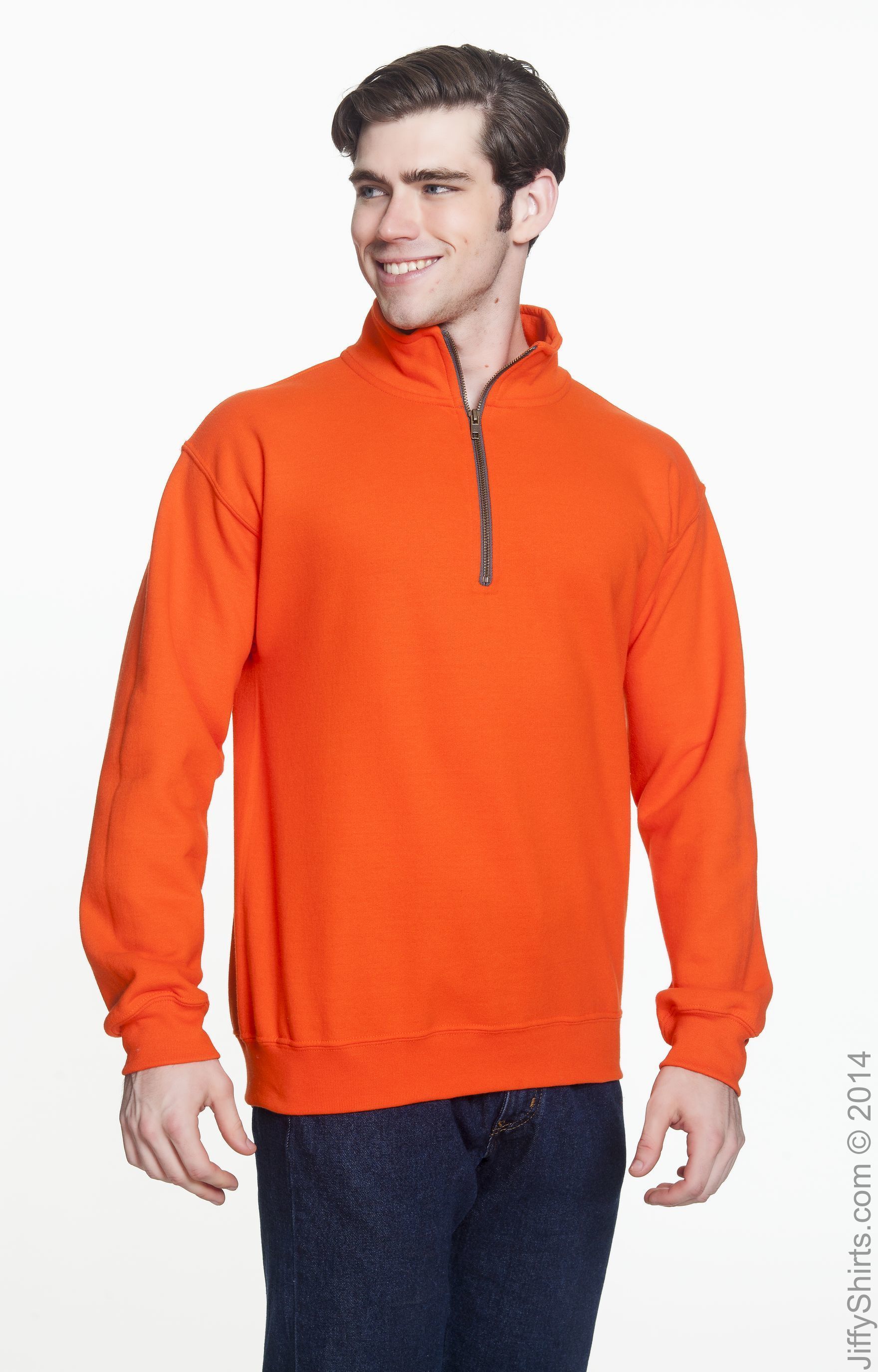 Unisex Heavy Blend™  Vintage Cadet Collar Sweatshirt - Orange