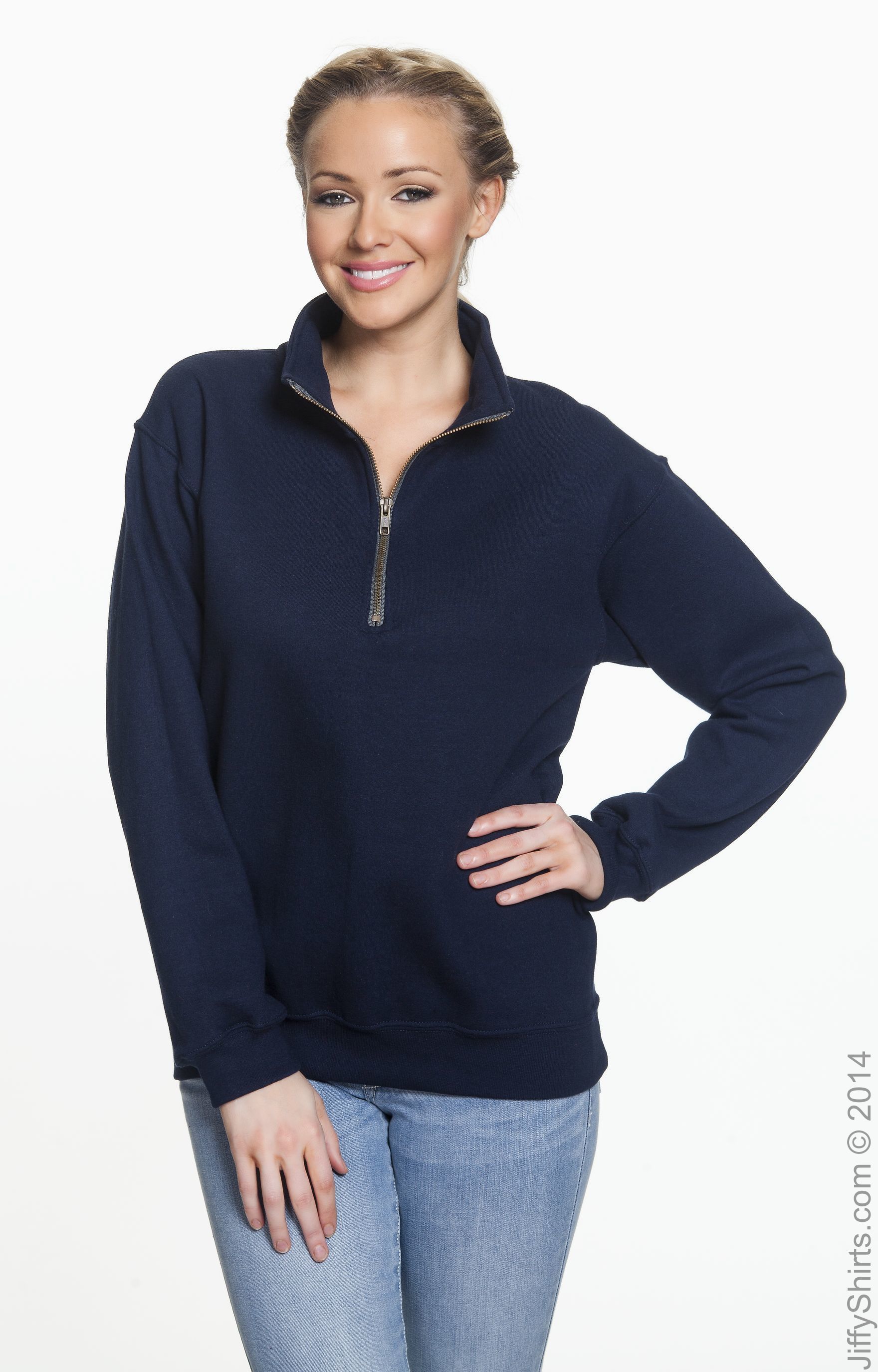 Unisex Heavy Blend™  Vintage Cadet Collar Sweatshirt - Navy