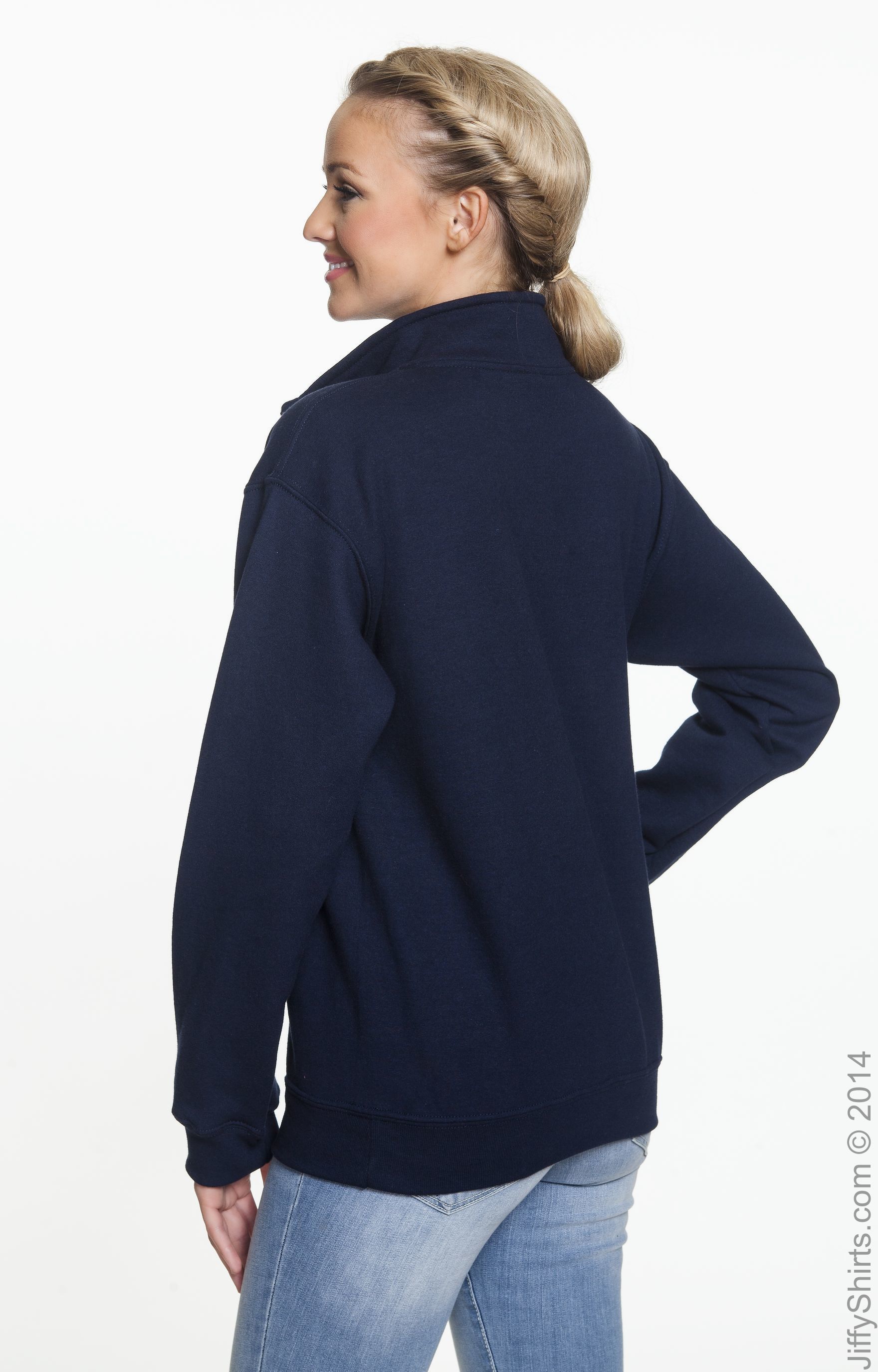 Unisex Heavy Blend™  Vintage Cadet Collar Sweatshirt - Navy