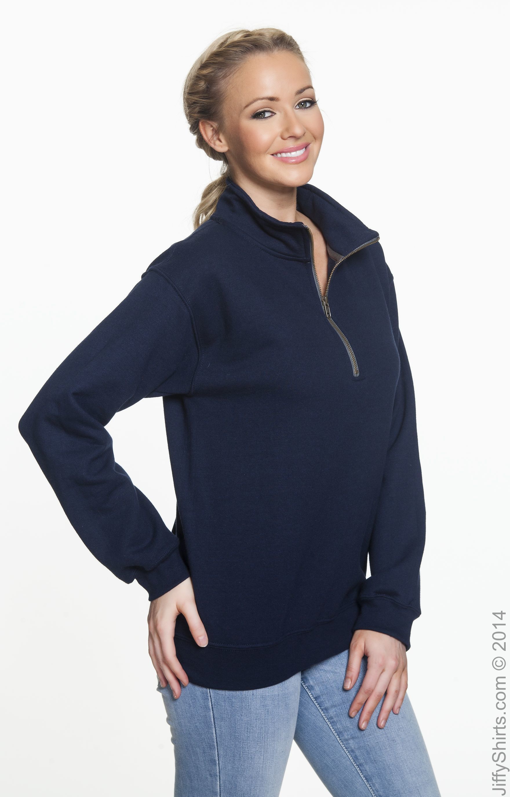 Unisex Heavy Blend™  Vintage Cadet Collar Sweatshirt - Navy