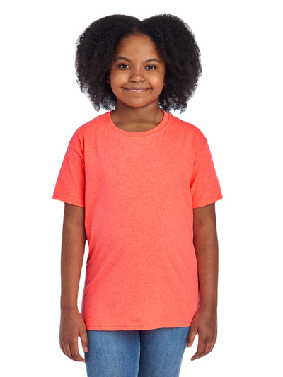 Youth HD Cotton™ T-Shirt - Retro Heather Coral