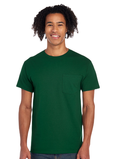 Unisex HD Cotton™ Pocket T-Shirt - Forest Green