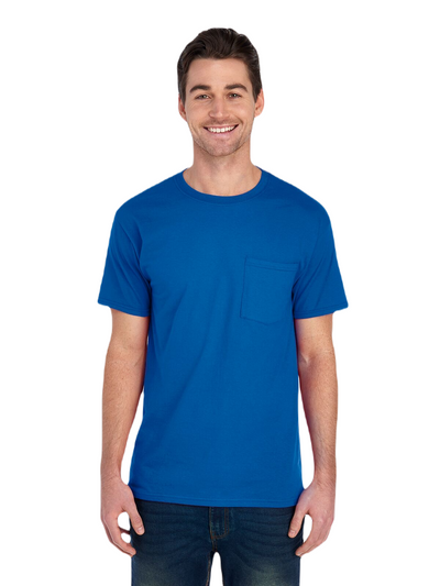 Unisex HD Cotton™ Pocket T-Shirt - Royal