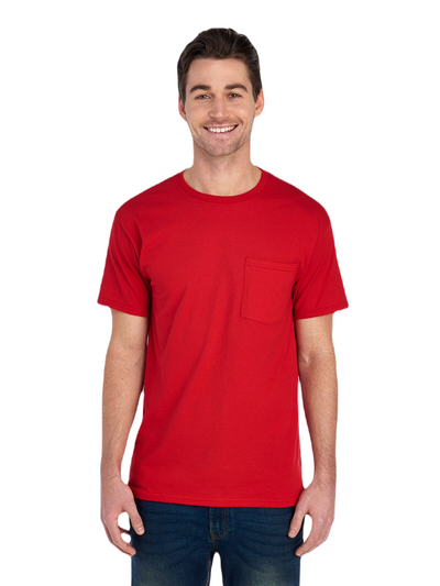 Unisex HD Cotton™ Pocket T-Shirt - True Red