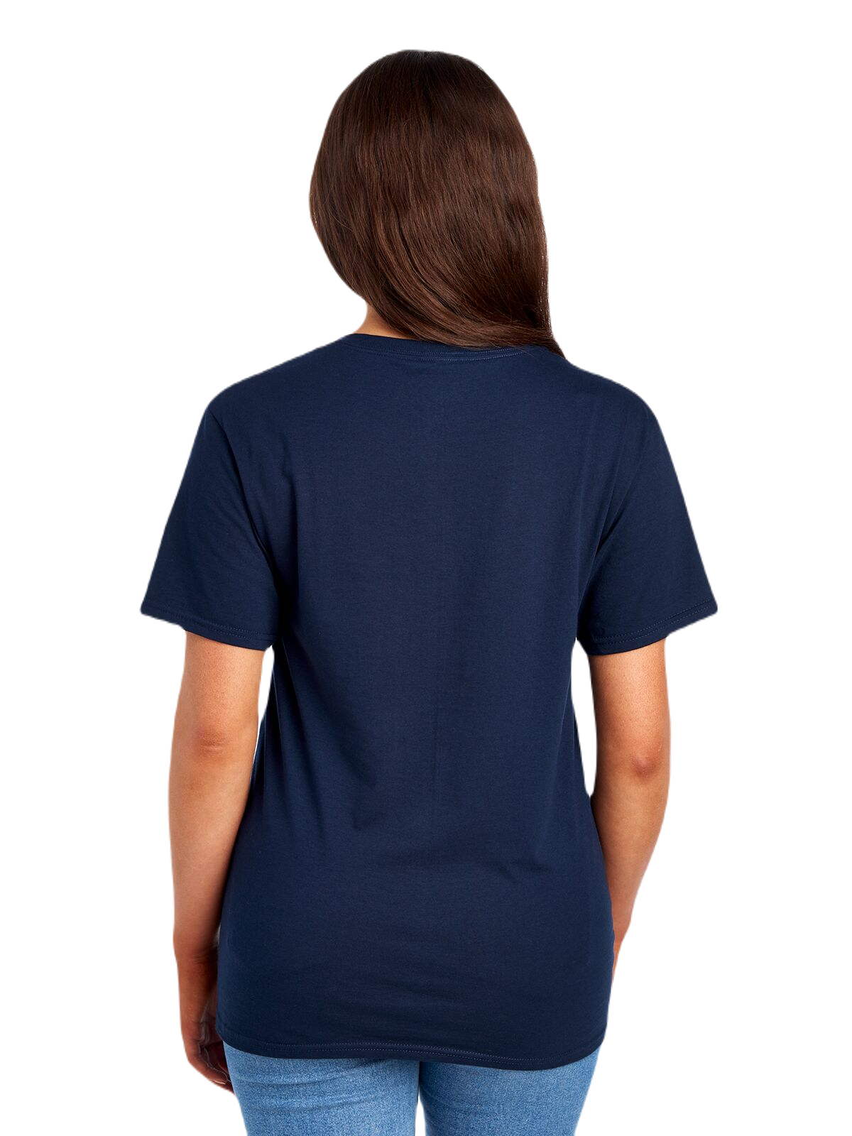 Unisex HD Cotton™ V-Neck T-Shirt - J Navy