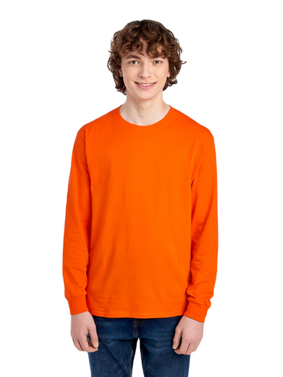 Unisex HD Cotton™ Long-Sleeve T-Shirt - Burnt Orange