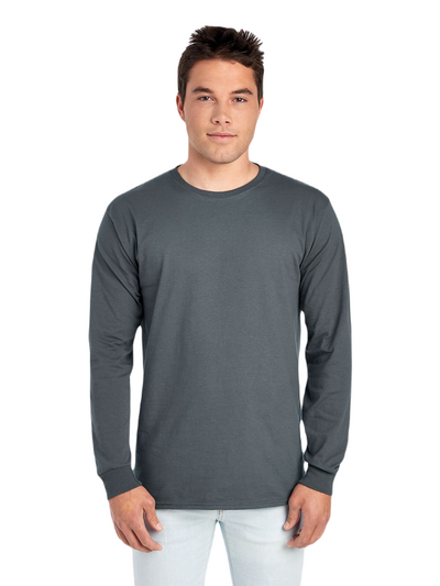 Unisex HD Cotton™ Long-Sleeve T-Shirt - Charcoal Gray