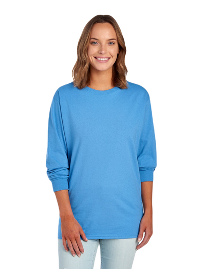 Unisex HD Cotton™ Long-Sleeve T-Shirt - Columbia Blue
