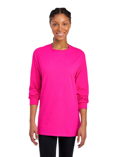 Unisex HD Cotton™ Long-Sleeve T-Shirt - Cyber Pink