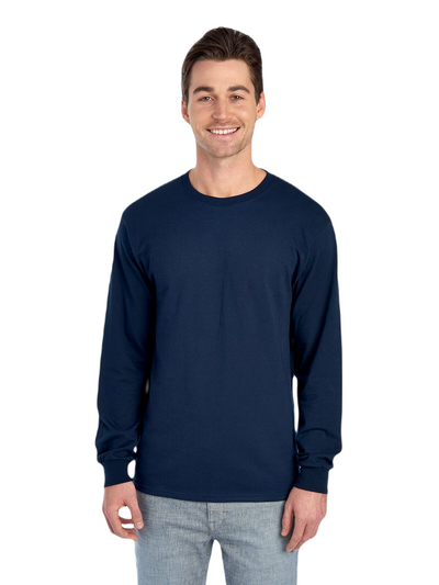 Unisex HD Cotton™ Long-Sleeve T-Shirt - J Navy
