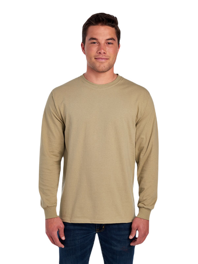 Unisex HD Cotton™ Long-Sleeve T-Shirt - Khaki