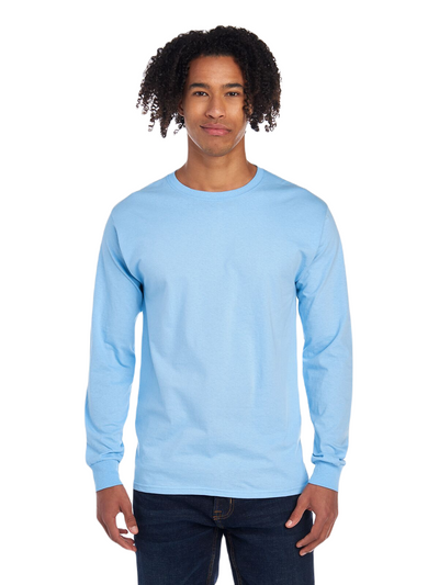 Unisex HD Cotton™ Long-Sleeve T-Shirt - Light Blue