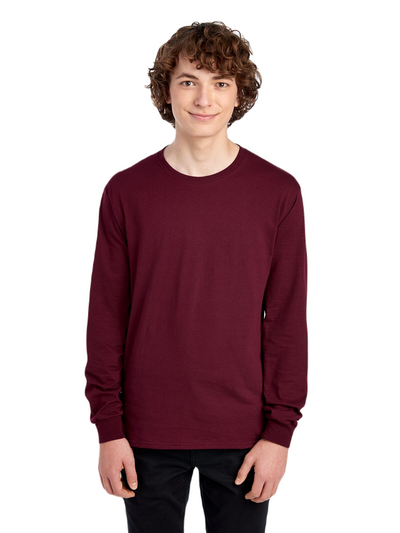 Unisex HD Cotton™ Long-Sleeve T-Shirt - Maroon