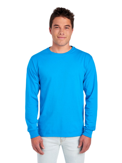 Unisex HD Cotton™ Long-Sleeve T-Shirt - Pacific Blue