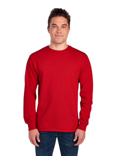 Unisex HD Cotton™ Long-Sleeve T-Shirt - True Red
