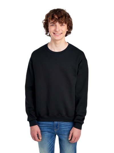 Unisex Supercotton™ Fleece Crew - Black