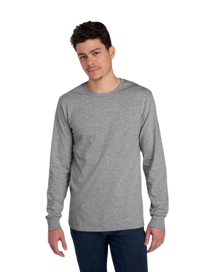 Unisex ICONIC™ Long Sleeve T-Shirt - Athletic Heather