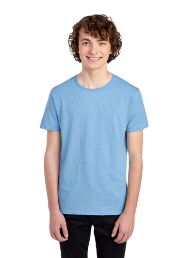 Unisex Sofspun® Jersey Crew T-Shirt - Carolina Heather