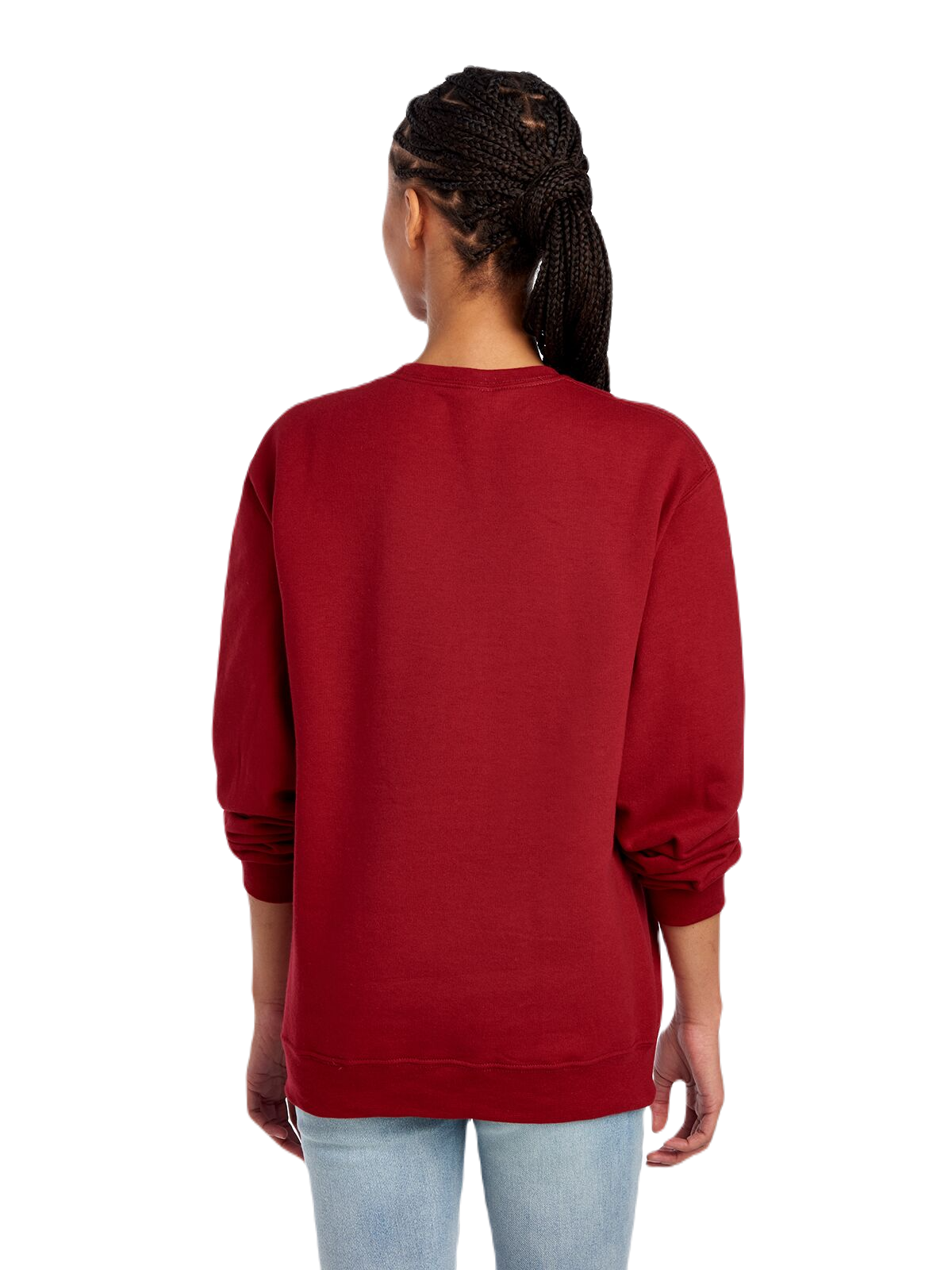 Unisex SofSpun® Crewneck Sweatshirt - Cardinal