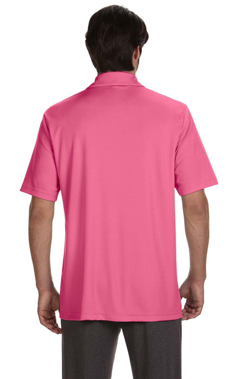 Performance 3 Button Sport Shirt - Sport Charity Pink