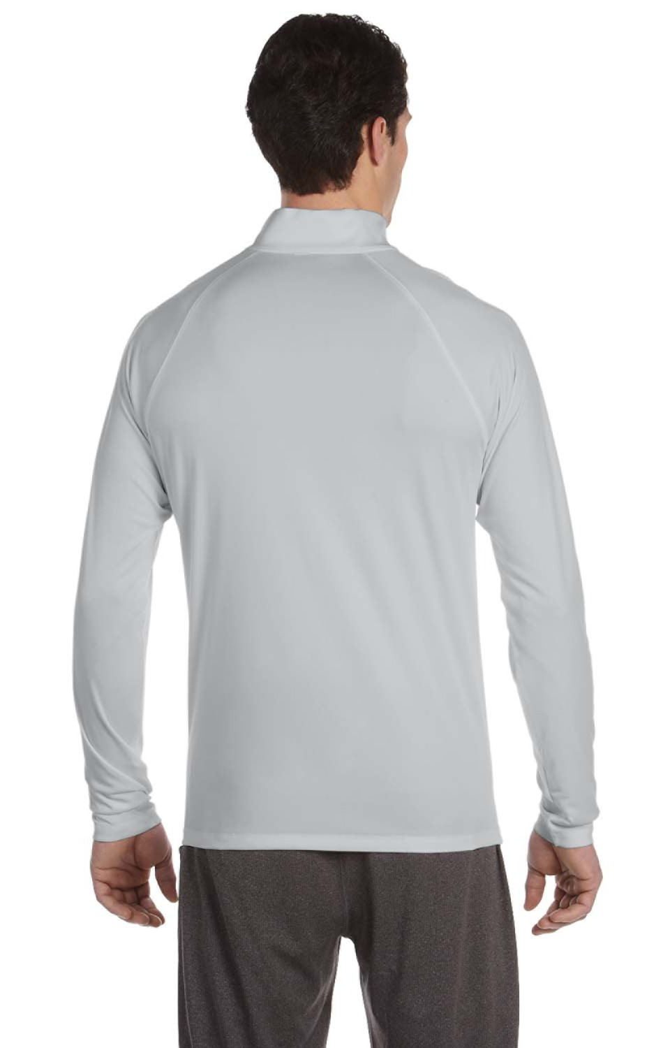 Unisex Quarter-Zip Lightweight Pullover - Sport Silver