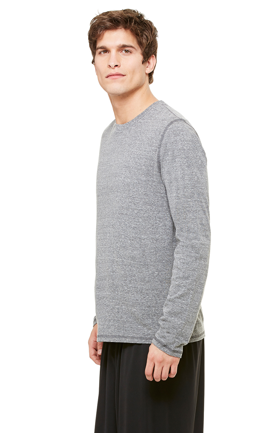 Long Sleeve Triblend T-Shirt - Gray Heather Triblend