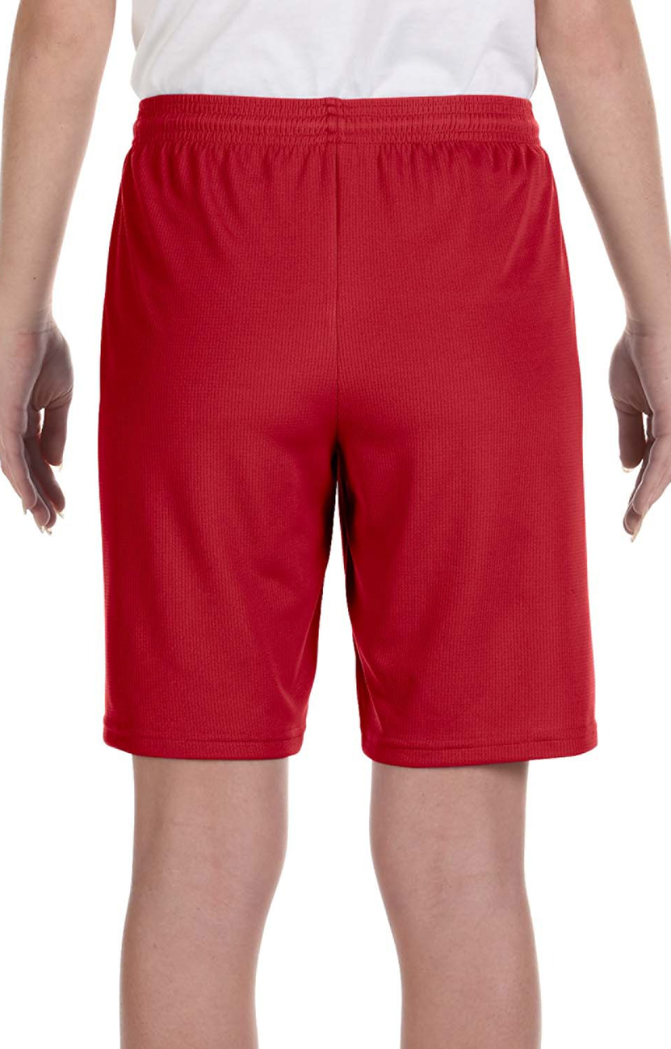 for Team 365 Youth Mesh 9" Short - Sport Red