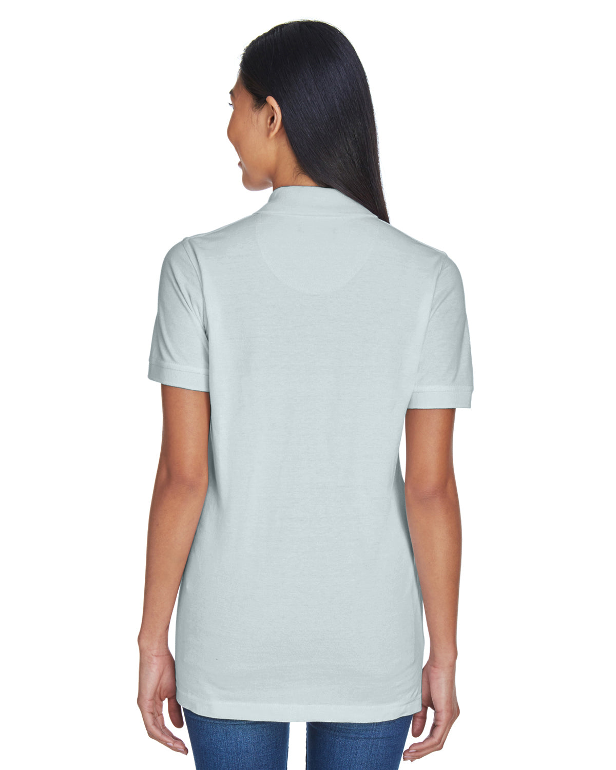 Women's Classic Piqué Polo - Silver